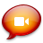 iChat Orange Icon